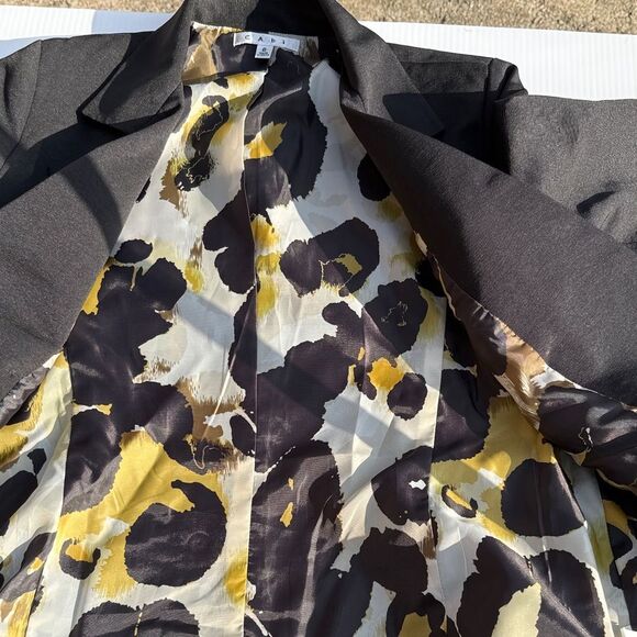 Cabi Elegant Black Double-Breasted Women's Blazer Size 6 - Picture 7 of 10